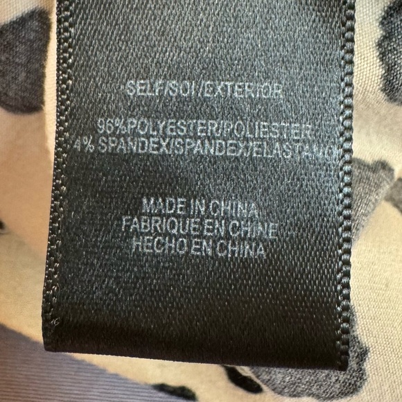 WAYF dress women medium halter bodycon backless animal print midi length brown - Picture 5 of 8